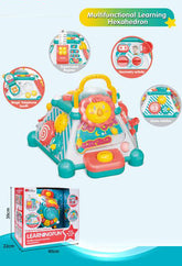 Baby Early Learning Multi-function Puzzle Hexahedron Game Kids Educational Activity Cube Musical Toddlers Toys